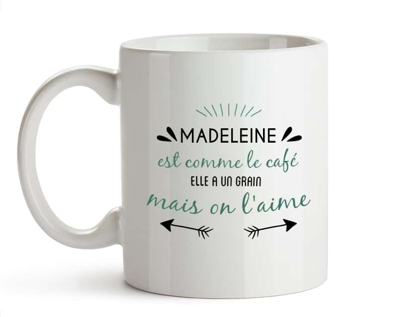 Mug personnalisé pour une Madeleine