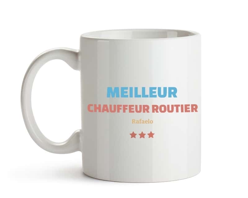 Mug personnalisé - Meilleur Chauffeur routier