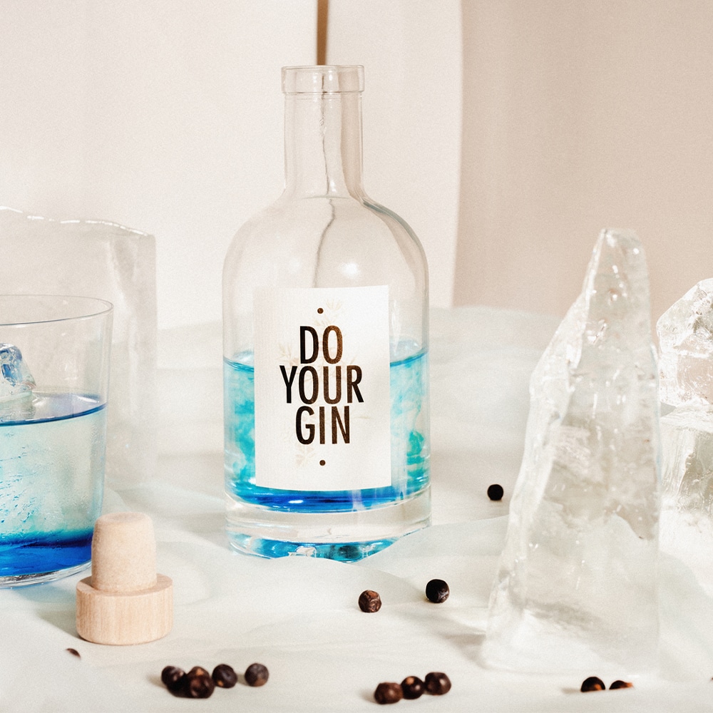 Kit de fabrication de gin avec verre personnalisé - Cadeaux.com