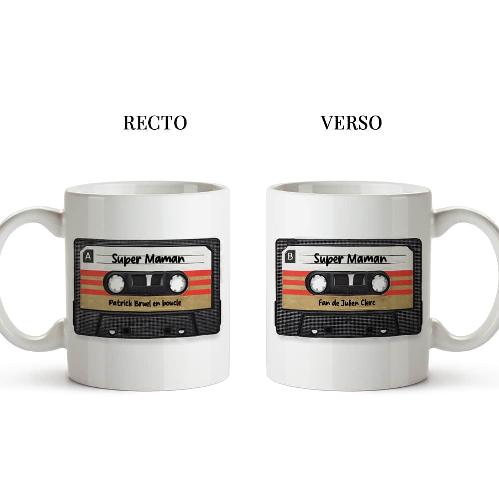 Mug personnalisé - Retro K7 audio