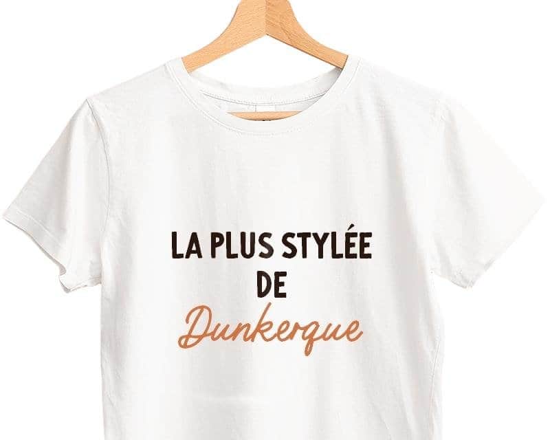 T-shirt femme personnalisé Dunkerque