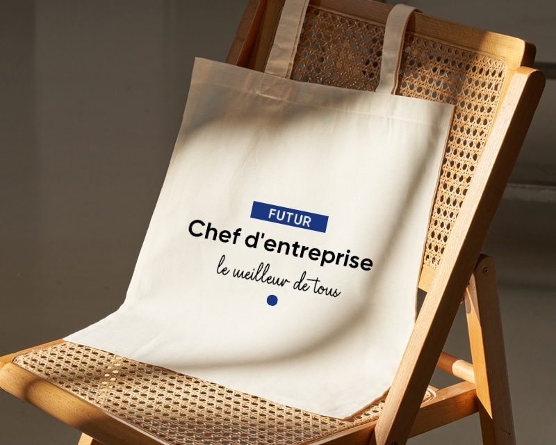 Tote bag personnalisable - Futur chef d'entreprise