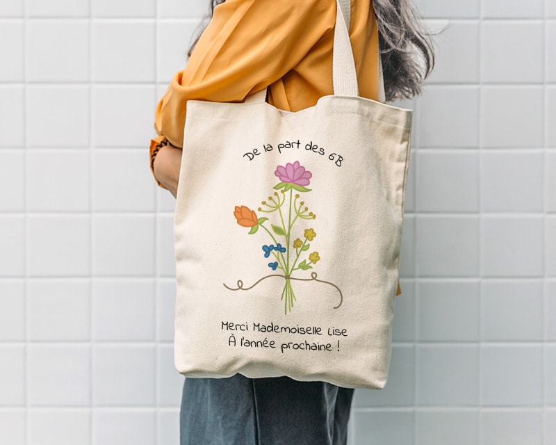 Tote bag personnalisé - Collection Remerciement