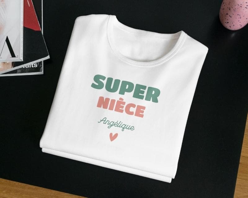 Tee shirt personnalisé femme - Super Nièce