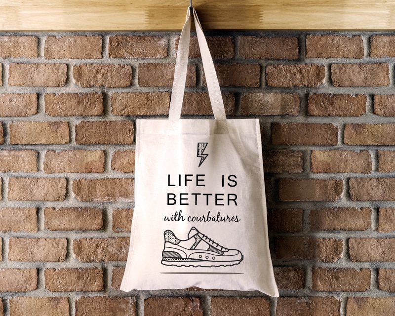 Tote bag Personnalisable - Fitgirl - 100% coton naturel