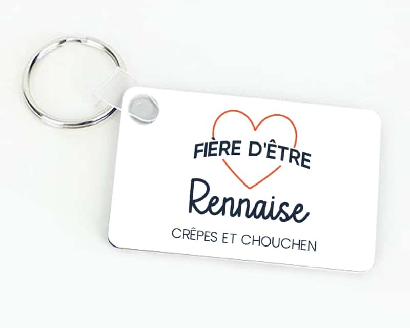 Porte-clés personnalisable - Fière d'être Rennaise