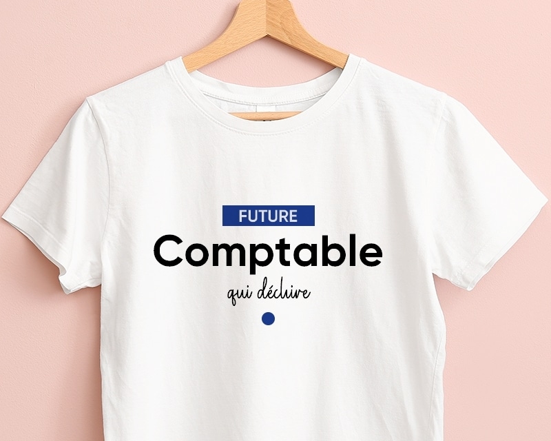 Tee shirt personnalisé femme - Future comptable