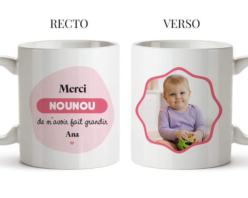 Mug personnalisé nounou - Photo