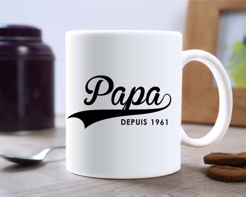 Mug personnalisé - Papa Depuis