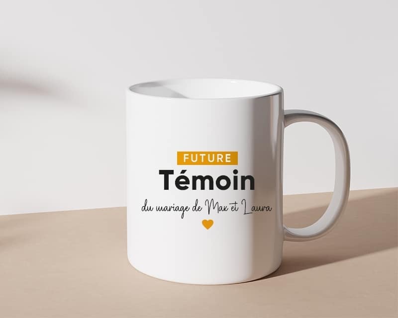 Mug personnalisé - Future témoin