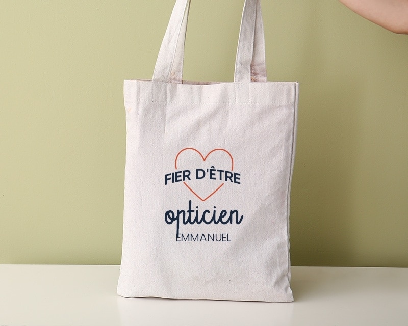 Tote bag personnalisable - Fier d'être opticien