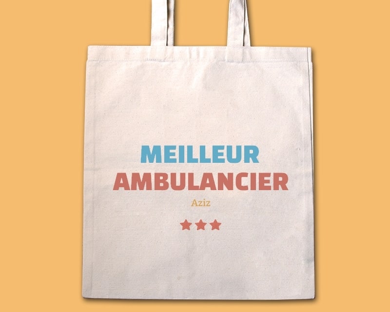 Tote bag personnalisable - Meilleur Ambulancier