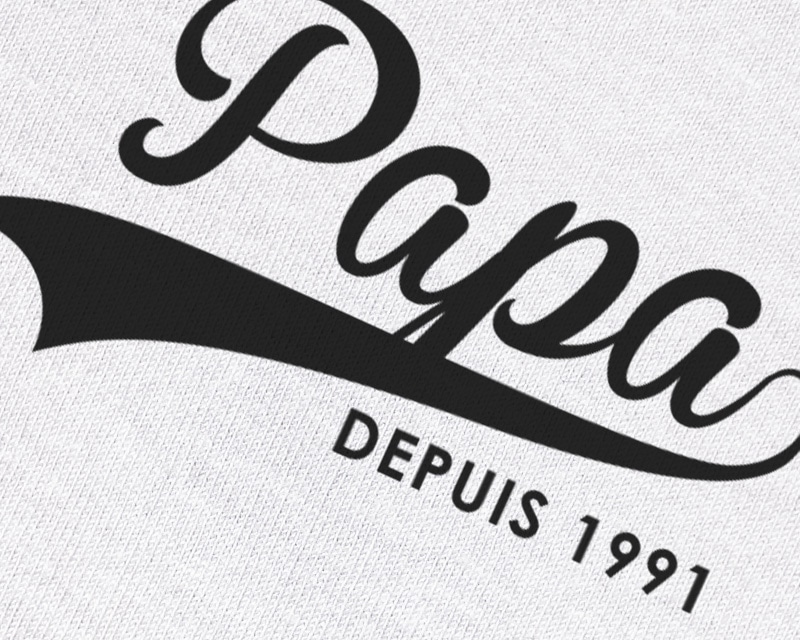 Tee shirt personnalisé homme - Papa Depuis