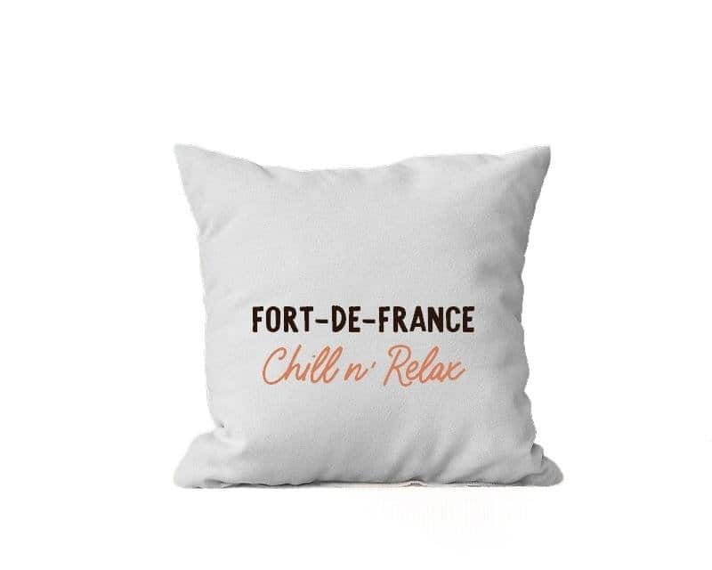 Coussin personnalisé Fort-de-France