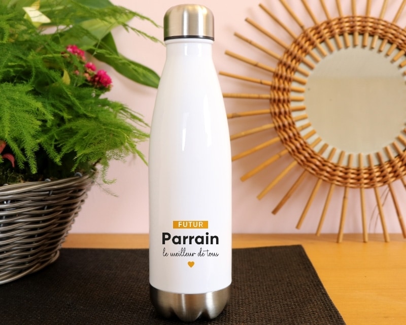 Gourde personnalisable - Futur parrain