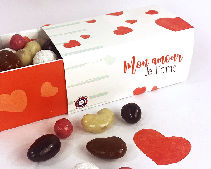 Petit coffret de chocolats - Amour