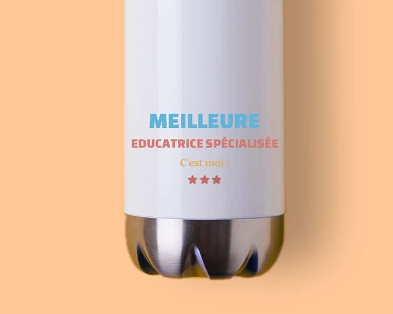 Gourde personnalisable - Meilleure Educatrice spécialisée