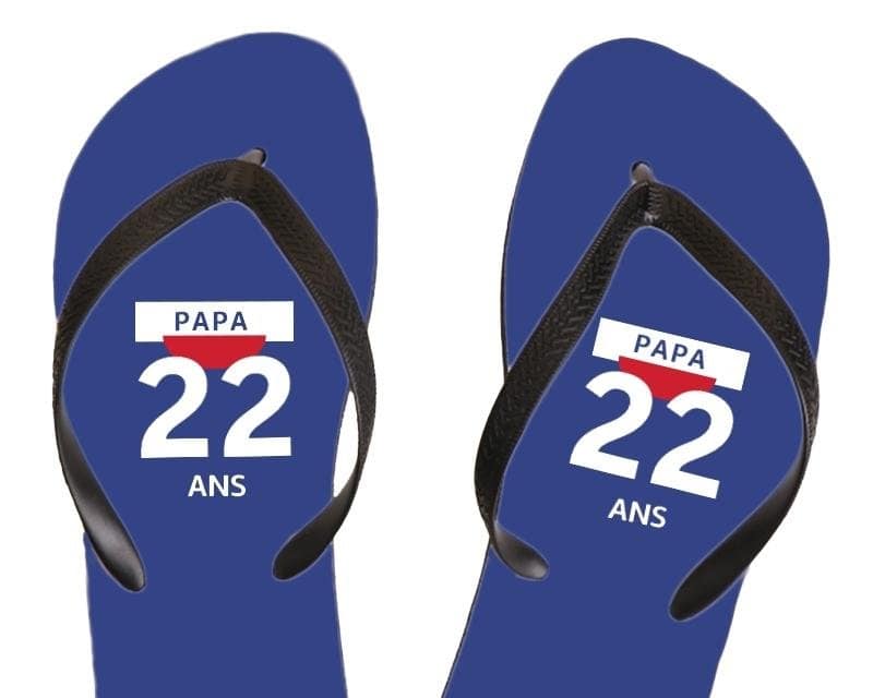 Tongs pastis  papa 22 ans