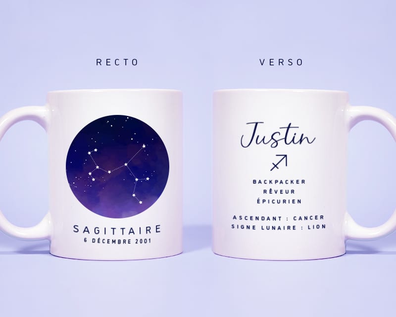 Mug personnalisé Constellation - Sagittaire