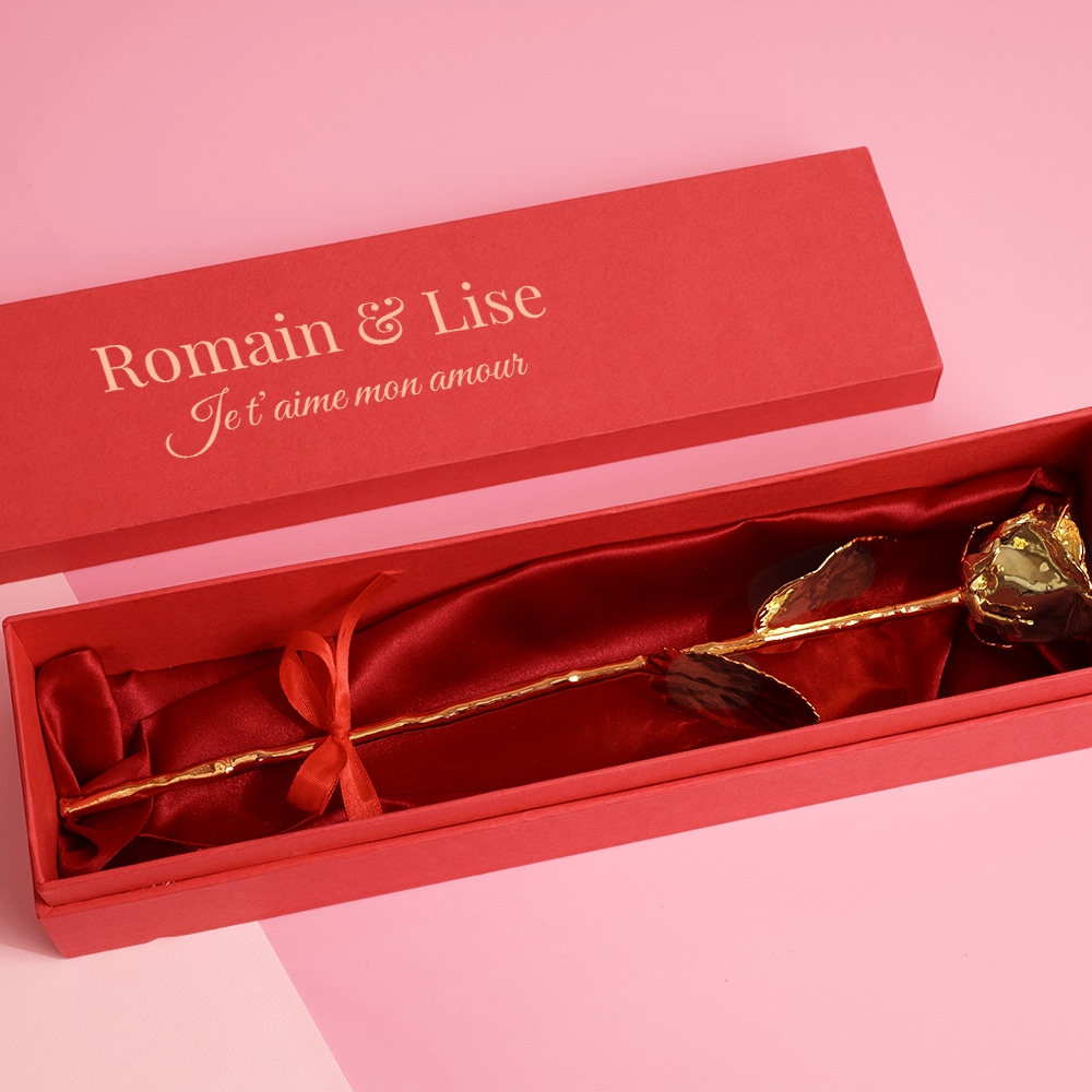 Coffret Romantique personnalisé - Monogramme