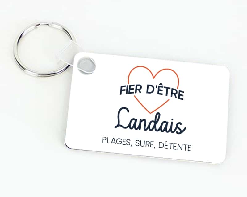 Porte-clés personnalisable - Fier d'être Landais