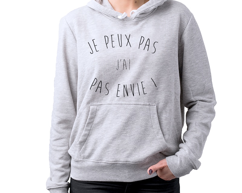 Sweat personnalisé - J'peux pas