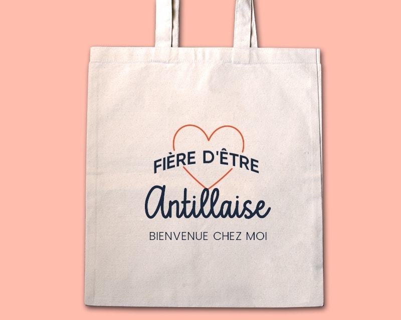 Tote bag personnalisable - Fière d'être Antillaise