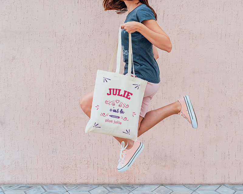 Tote bag Personnalisable - Happy