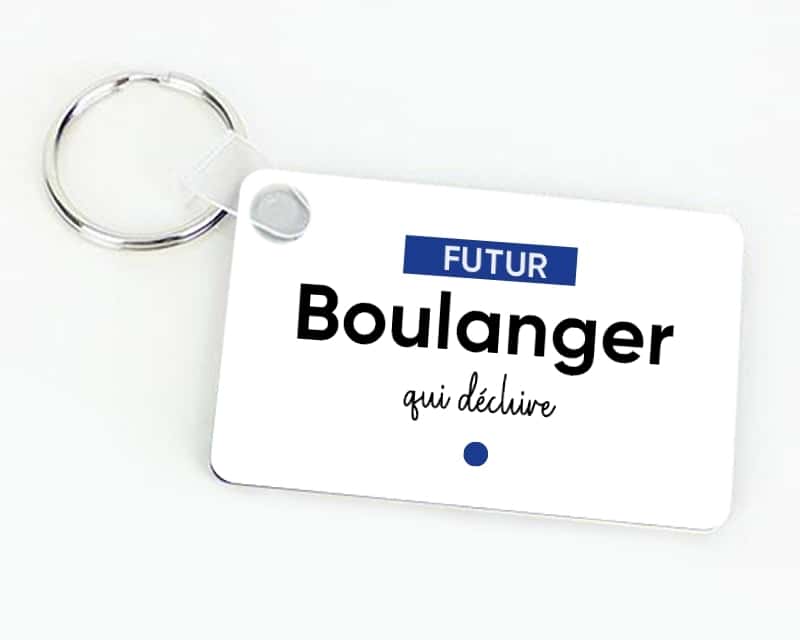 Porte-clés personnalisé - Futur boulanger