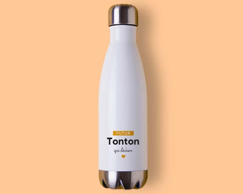 Gourde personnalisable - Futur tonton