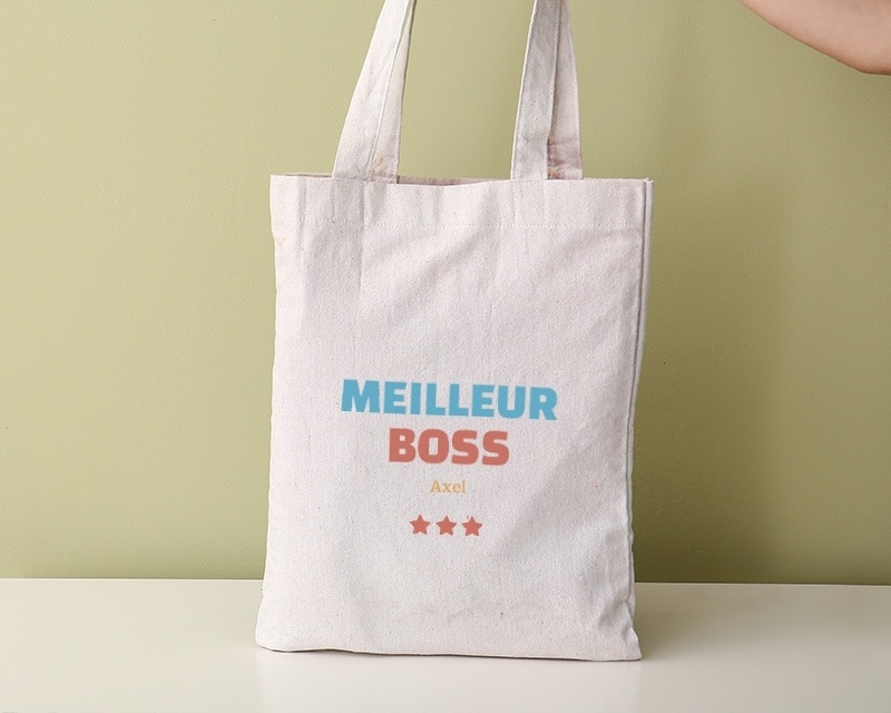 Tote bag personnalisable - Meilleur Boss