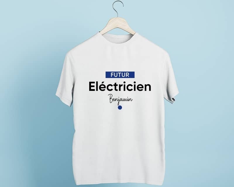 Tee shirt personnalisé homme - Futur eléctricien