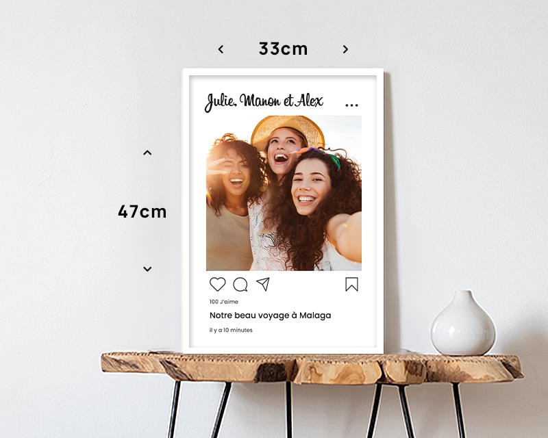 Affiche Instagram personnalisée