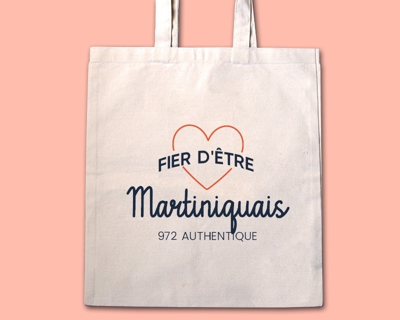 Tote bag personnalisable - Fier d'être Martiniquais