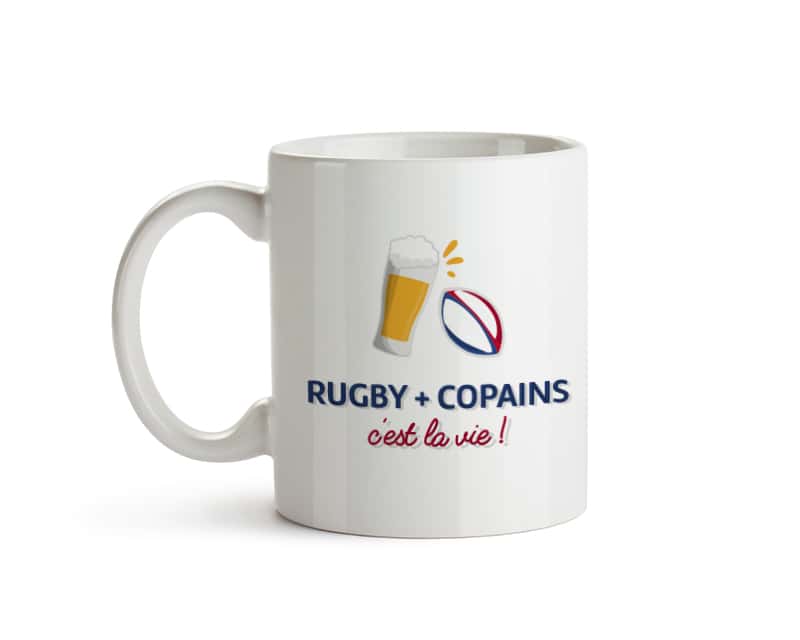 Mug personnalisé - Apéro rugby