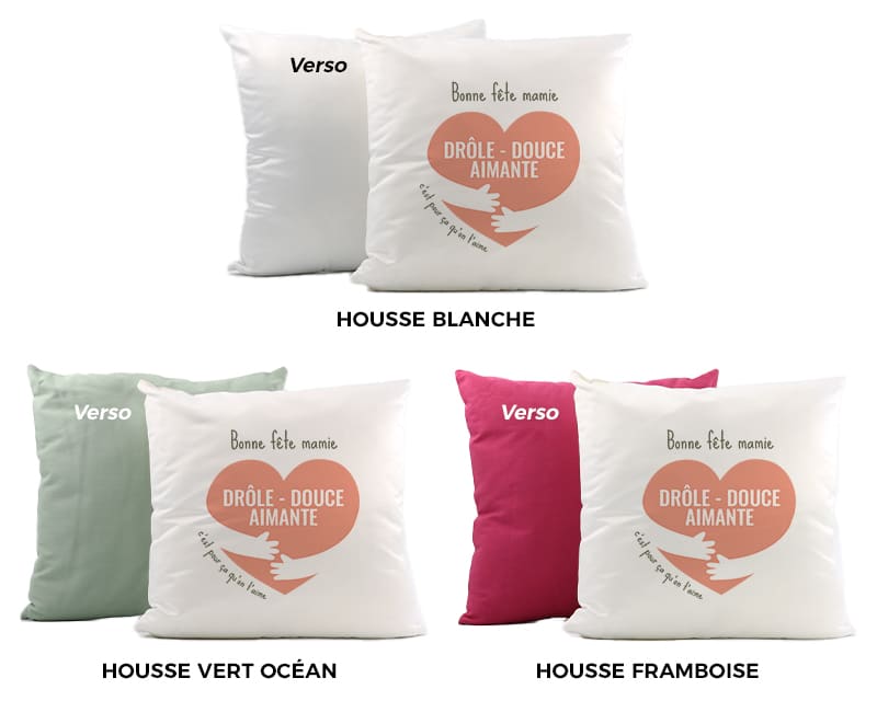 Coussin personnalisé - C'est pour ça qu'on t'aime