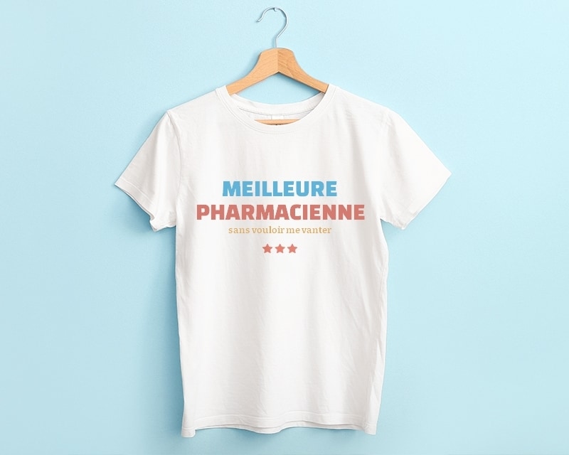 Tee shirt personnalisé femme - Meilleure Pharmacienne
