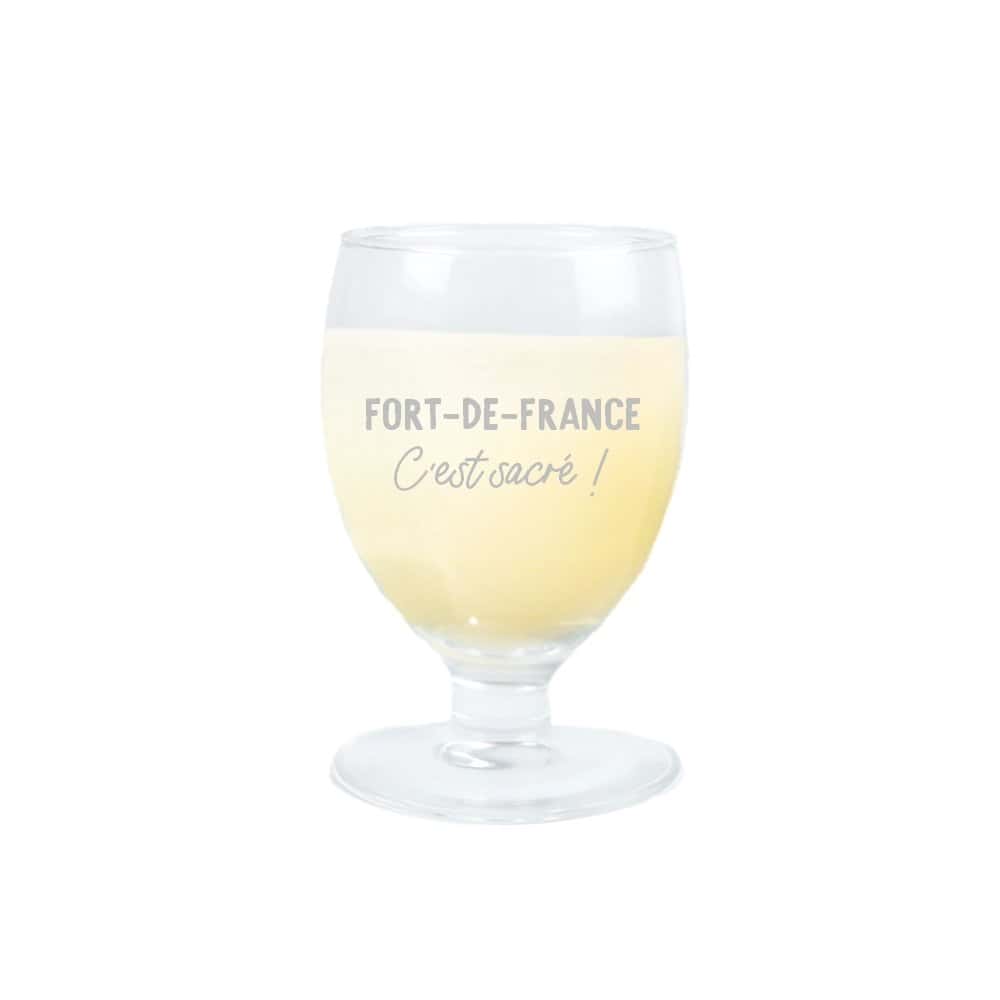 Verre à ricard personnalisé Fort-de-France