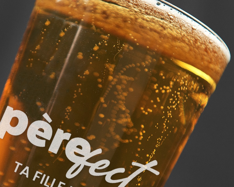 Verre à bière personnalisé pinte - Père-fect