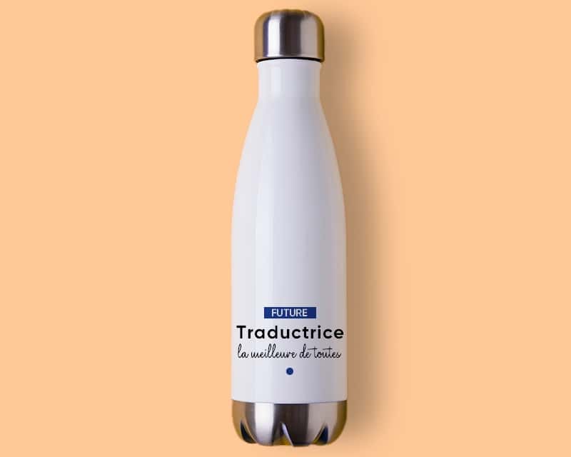 Gourde personnalisable - Future traductrice