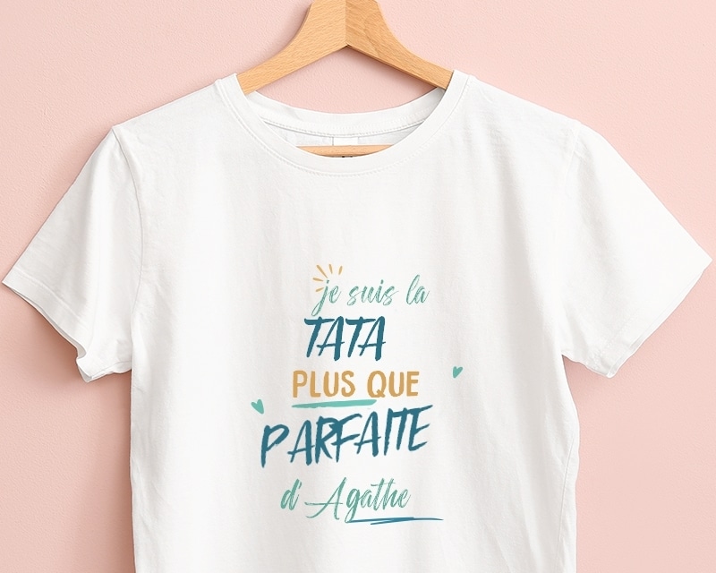 T-Shirt femme personnalisé : Tata la plus...