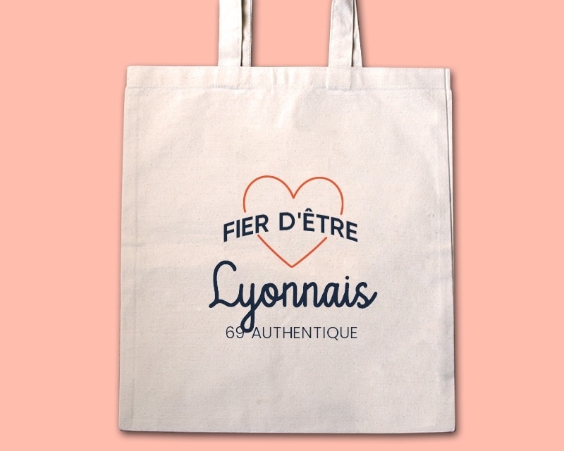Tote bag personnalisable - Fier d'être Lyonnais