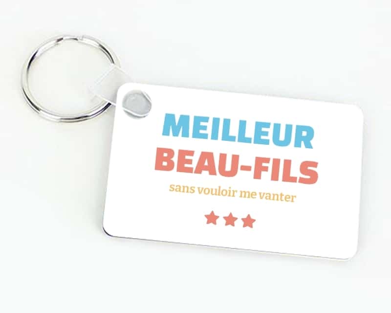 Porte-clés personnalisable - Meilleur Beau-Fils