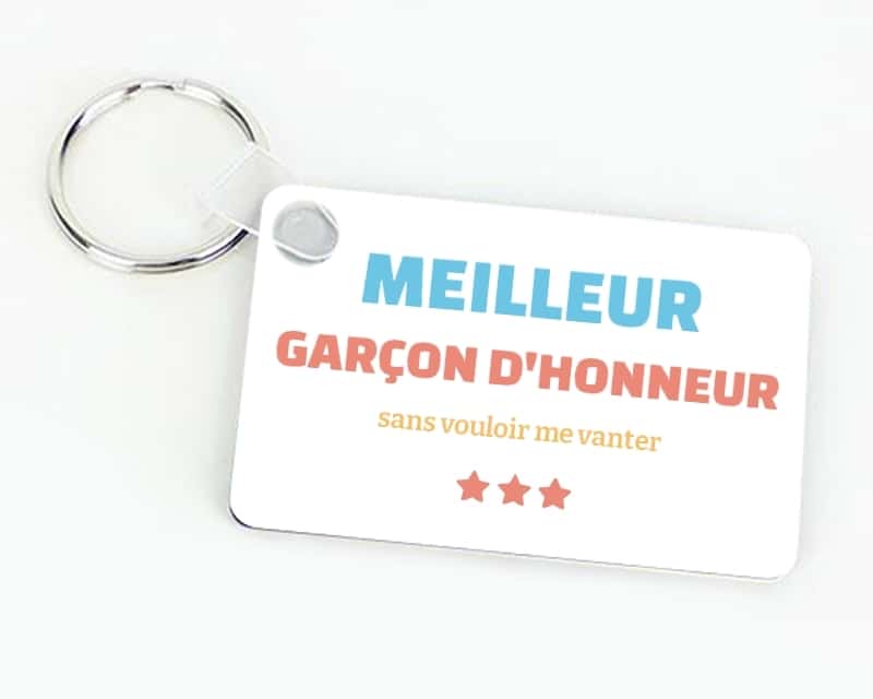 Porte-clef à personnaliser - Meilleur Garçon d'honneur