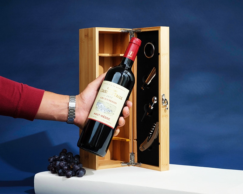 Coffret sommelier 4 accessoires papa 98 ans