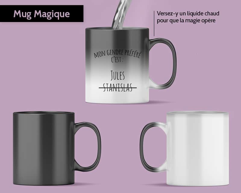 Mug personnalisé prénom - Gendre Préféré