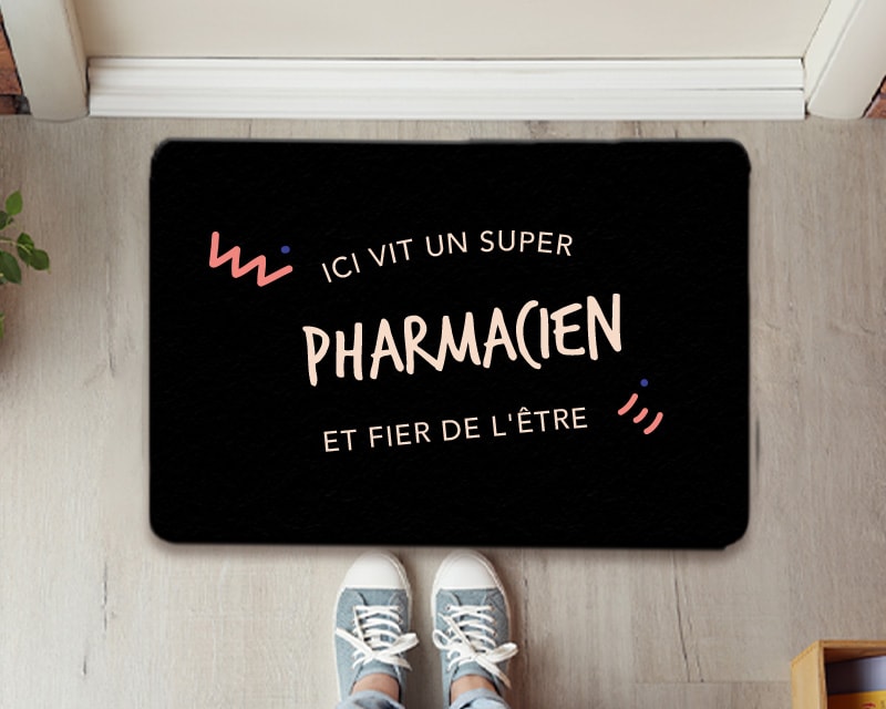 Paillasson personnalisé - Pharmacien