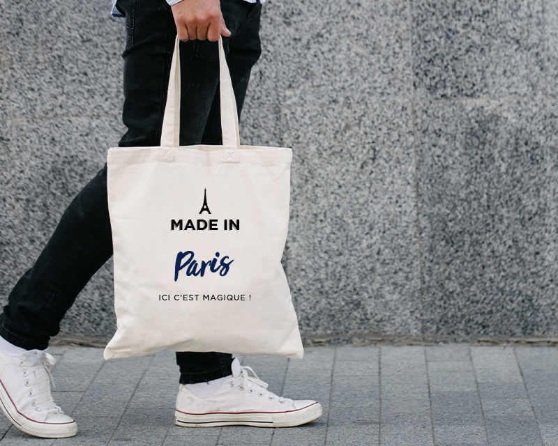 Tote bag personnalisable - Made In Paris