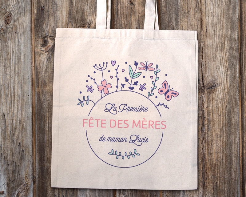 Tote bag personnalisable - Collection Première Fête des Mères