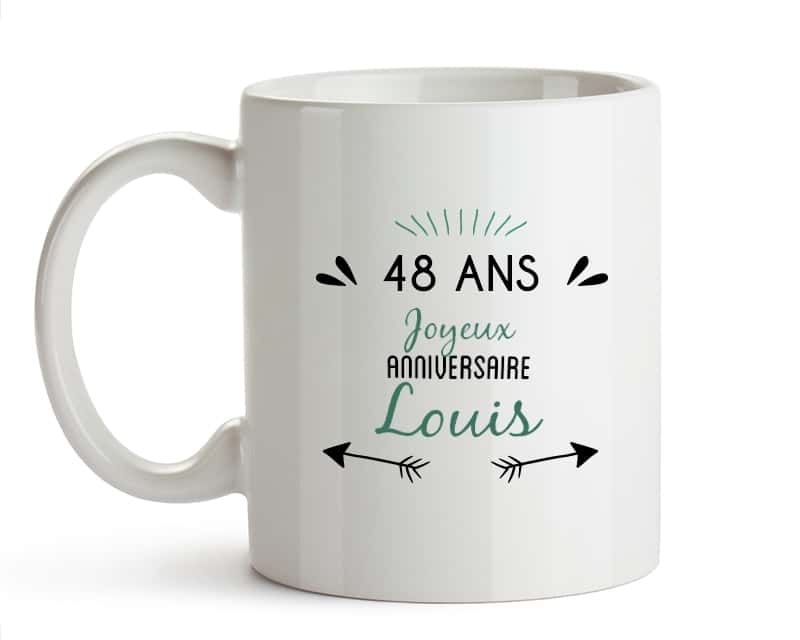 Mug personnalisable homme 48 ans